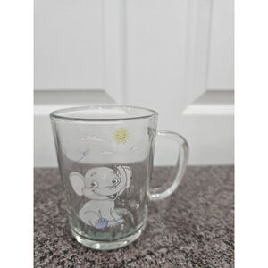 Leonardo Bambini glass cup with an elephant motif